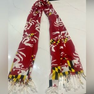 NWT Maryland Flag And Crab Pashmina